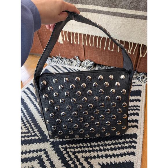 Unbranded Faux Leather Studded Shoulder Bag - Picture 1 of 6
